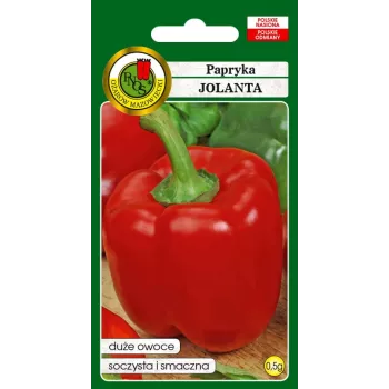 Sėklų pakelis Seklos LT Paprika Jolanta 0,5 g – saldžiųjų paprikų sėklos auginimui