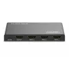 Digitus 4K HDMI jungiklis 3x1 metalinis juodas 18 Gbit/s