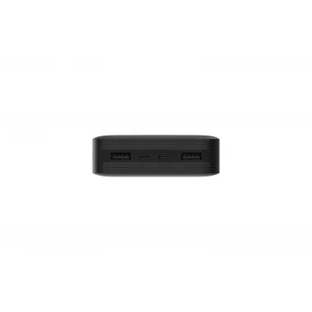 Xiaomi Mi 20000mAh Redmi Power Bank – 2 USB-A prievadai, greitas dviejų įrenginių įkrovimas, dviguba įvestis (Micro-USB / USB-C), nešiojamas įkroviklis