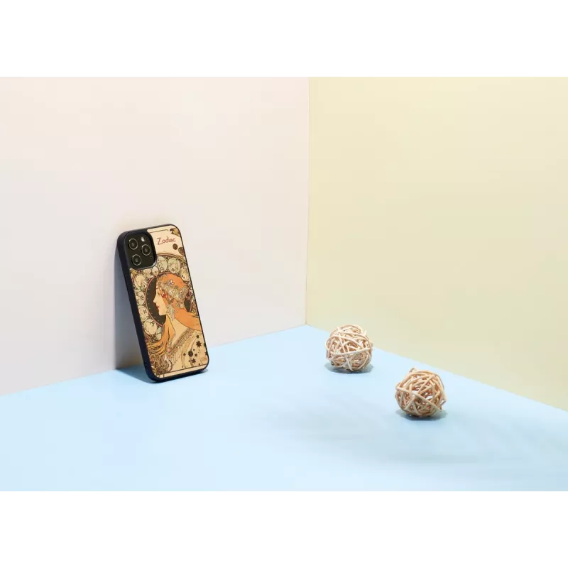 Dėklas iPhone 12 Pro Max man and wood – zodiako juoda