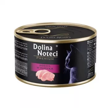 Šlapias ėdalas katėms Dolina Noteci Premium Rich in Turkey 185 g