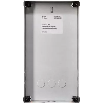 Siedle GU CL 04-0 - Montavimo dėžutė - Juoda - Nerūdijantis plienas - Siedle - Cinkuotas plienas - 154 mm - 65 mm (210007734-00)