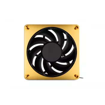 Alphacool LUAC-054 120 mm korpuso ventiliatorius - Auksinis