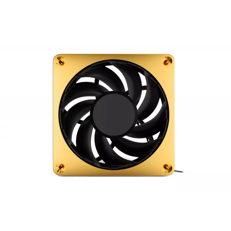 Alphacool LUAC-054 120 mm korpuso ventiliatorius - Auksinis