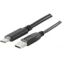 USB laidas ShiverPeaks BS77143-3.0 3m USB-C USB-A juodas