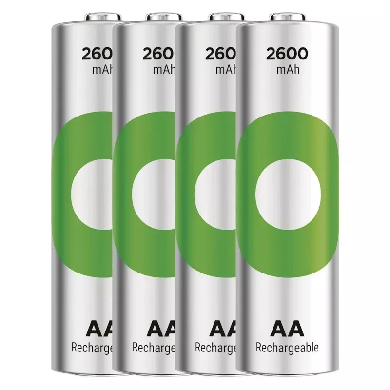 Baterijos R6/AA Ni-MH 2600 mAh, 4 vnt., lizdinė pakuotė