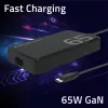 QOLTEC Įkroviklis 65W GaN Super Fast SLIM PD 5-20V 3.25A USB-C