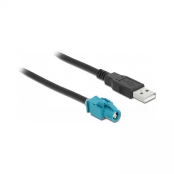 DeLOCK HSD Z laidas, moteriškas, į USB 2.0 Type-A, vyriškas, 1 m