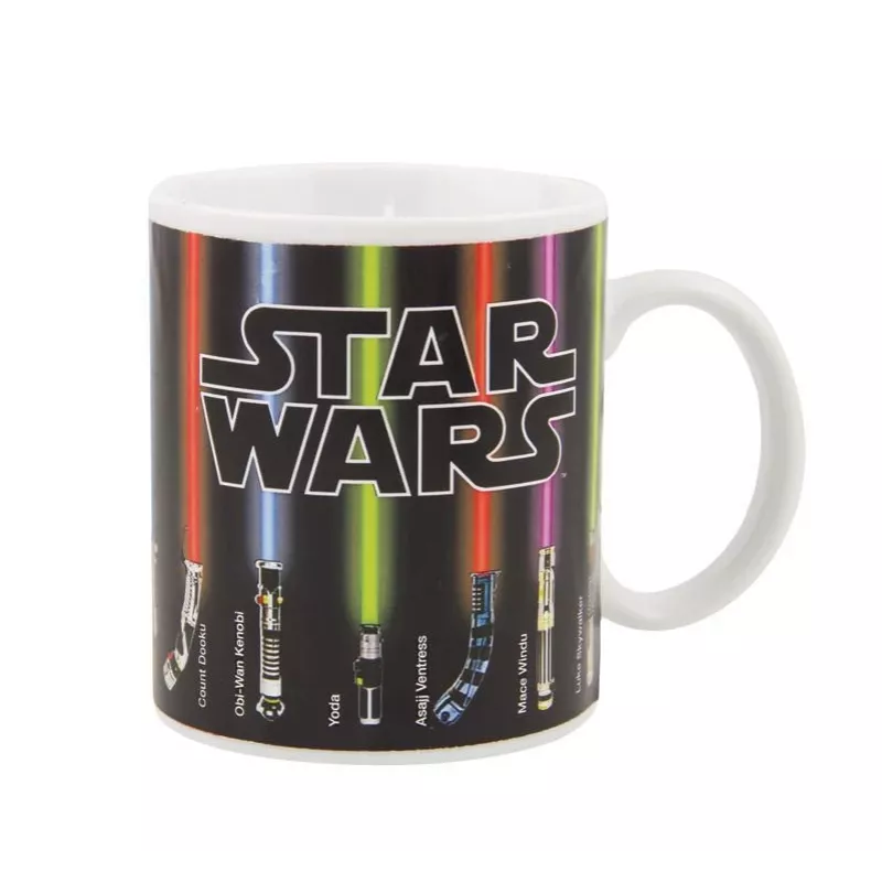 Paladone Star Wars Heat Change puodelis su šviesos kardais