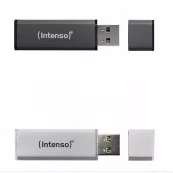 USB atmintukas 32GB 2 vnt. Intenso sidabrinis