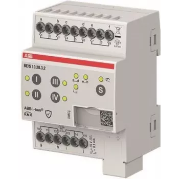 ABB BE/S4.20.3.2 4 kanalų kontaktų atpažinimo modulis su rankiniu valdymu (2CDG110276R0011)