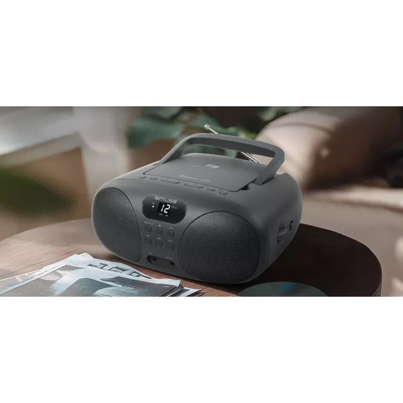 Nešiojamas radijo CD grotuvas su Bluetooth | Muse MD-208BT
