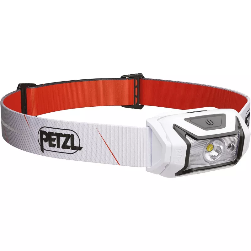 Priekinė lemputė Petzl TIKKA CORE 450 lm balta – Įkraunamas priekinis žibintuvėlis, kompaktiškas apšvietimas be rankų