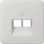 Jung CD569-2UALG Grey RJ45 kištukinis lizdas