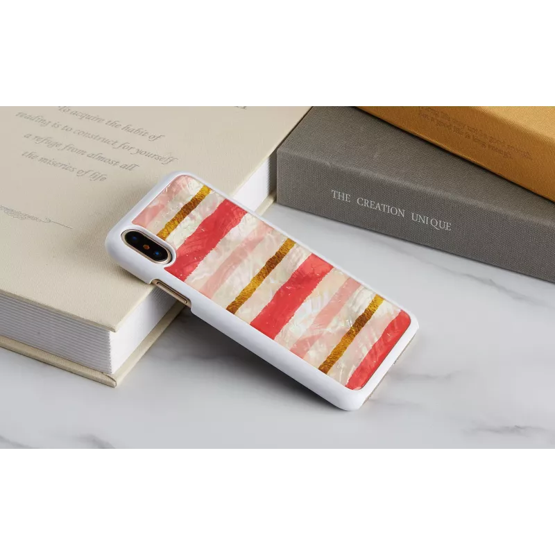 Telefono dėklas iKins iPhone XS/XS Short — Cake White apsauginis dangtelis