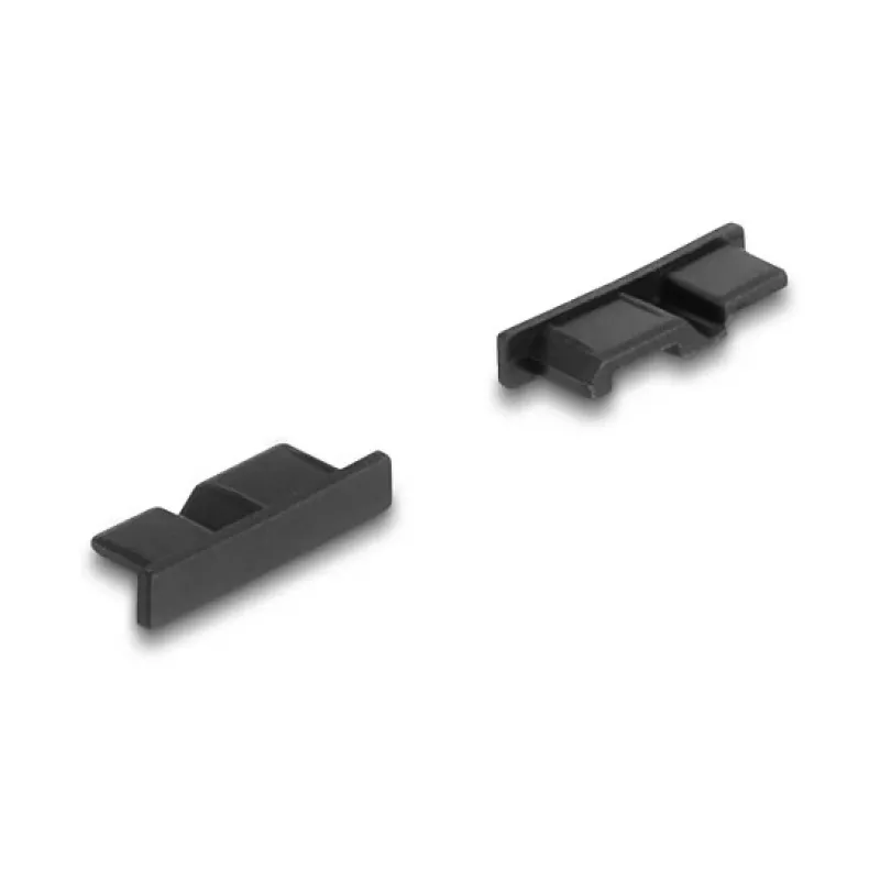 DeLOCK 64243 kištukinis apsauginis dangtelis USB Micro-B juodas 10 vnt.