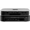 OWC miniStack STX Thunderbolt 4 sukraunamas saugyklos korpusas su šakotuvu, 2 skyriai (SATA + NVMe), juodas