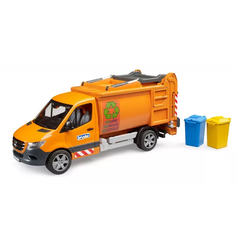 BRUDER MB Sprinter komunalinis šiukšliavežis BR-02682 – mastelio modelis
