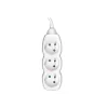 Tracer PowerCord ilginimo laidas, 3 lizdai, 3 m, baltas