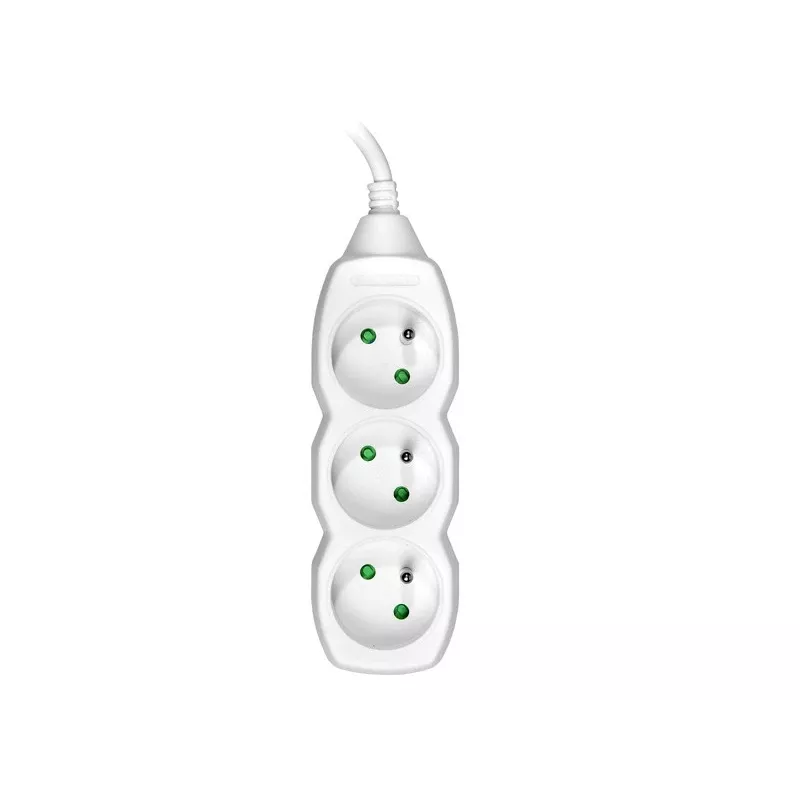 Tracer PowerCord ilginimo laidas, 3 lizdai, 3 m, baltas
