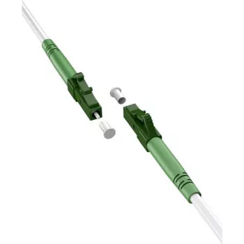Goobay 59588 Skaidulinis optinis kabelis 10 m LC/APC FTTH OS2 Baltas (59588)