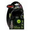 FLEXI Black Design S – ištraukiamas pavadėlis – 5 m