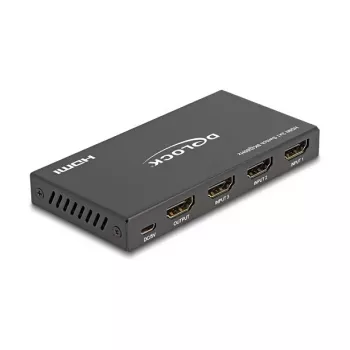 DeLOCK HDMI jungiklis 3 x HDMI įėjimas į 1 x HDMI išėjimas 8K 60 Hz