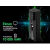 Nešiojamas Power Bank TRACER Quant 10000 mAh Li-Ion, PD & QC3.0, 3 prievadai (2×USB-C, 1×USB-A), 100W, Juodas