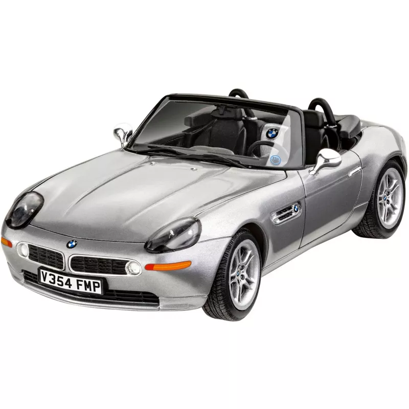 REVELL BMW Z8 1:24 surinkimo modelis iš liejamo metalo, paruoštas eksponavimui