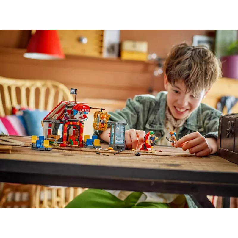 LEGO Bricks statybinis rinkinys Klouno Bagi cirko palapinė 75637 — 573 detalės, 4 minifigūrėlės, nuo 8 m.