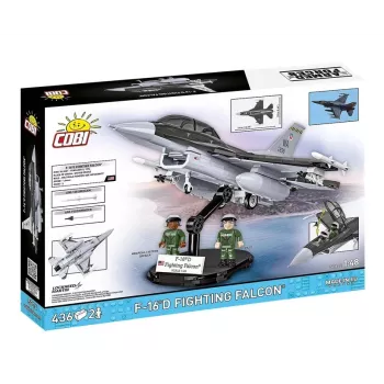 Statybinis rinkinys Cobi F-16D Fighting Falcon, 436 dalių