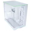 Lian Li O11 Dynamic EVO RGB PC korpuso rinkinys + HydroShift II LCD-S 360TL AiO + 6x UNI FAN SL-INF 120 Reverse Blade ventiliatoriai - Balta
