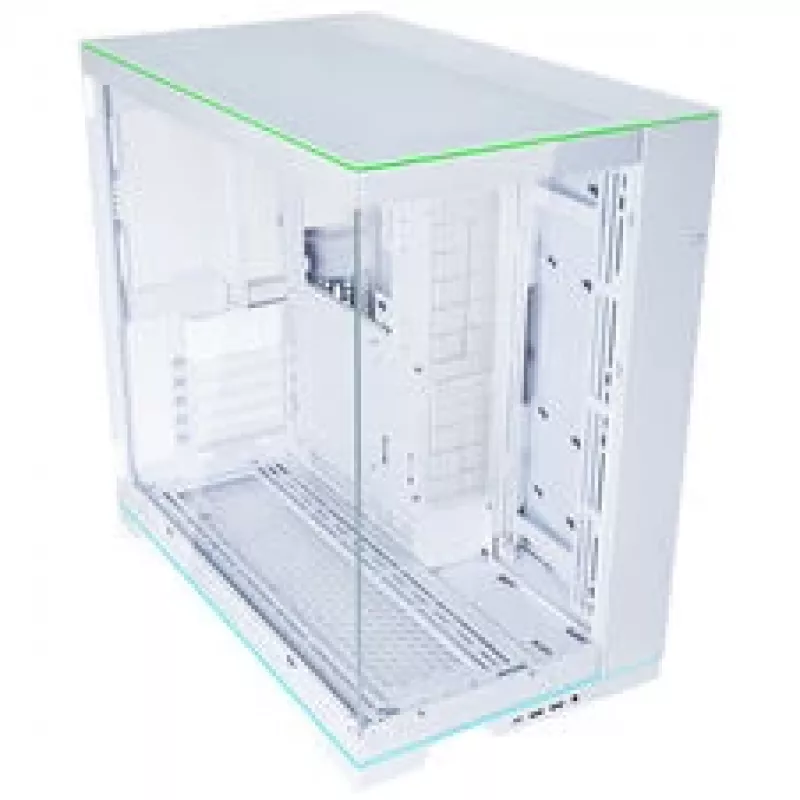 Lian Li O11 Dynamic EVO RGB PC korpuso rinkinys + HydroShift II LCD-S 360TL AiO + 6x UNI FAN SL-INF 120 Reverse Blade ventiliatoriai - Balta