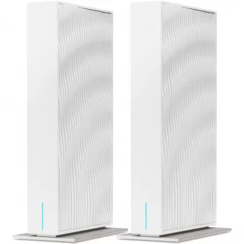 Acer Wave 7, Wi-Fi 7 maršrutizatorius, EU kištukas, dviejų vienetų rinkinys, Gigabit Ethernet, dviejų juostų (2,4 GHz + 5 GHz arba 2,4 GHz + 6 GHz)