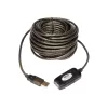 Tripp Lite by Eaton 10 m USB 2.0 Hi-Speed aktyvus kartotuvas – ilginimo kabelis USB-A (M) / USB-A (F)