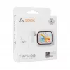 Ausinės SBOX EB-TWS08-W su lietimu ir ekranu, baltos