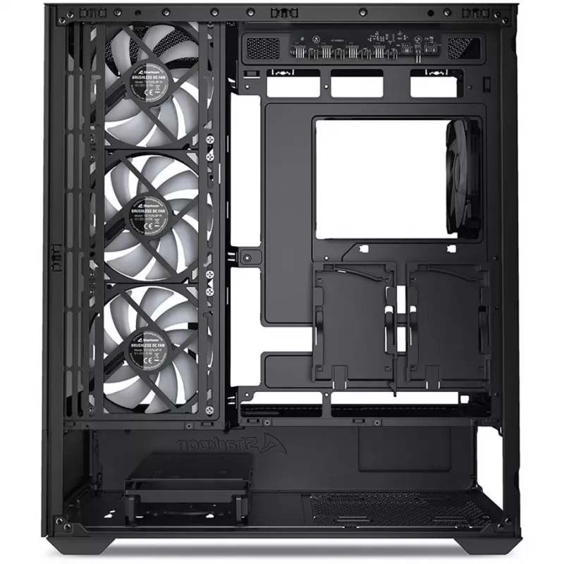 Korpusas PC Sharkoon AK6 RGB, ATX, juodas