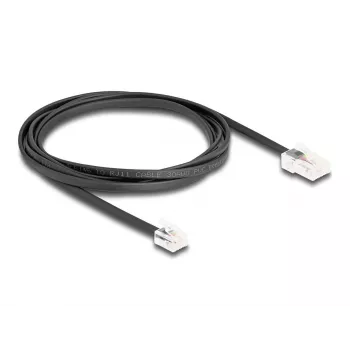 Telefono laidas DeLOCK 88036 RJ45 – RJ11 2m juodas