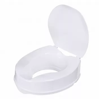ActionMED NT10AM pakeltas tualeto sėdynė su dangčiu, 10 cm