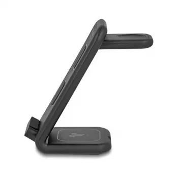 DELOCK 66941 Belaidis įkroviklis 3-in-1 išmaniajam telefonui, išmaniajam laikrodžiui, ausinėms USB Type-C 15W vidaus juodas