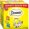 Kačių skanėstai Dreamies sūris, vištiena, lašiša asorti 12×60 g