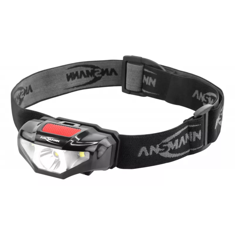 Ansmann HD70B - Galvos žibintuvėlis - Juodas - ABS plastikas - IP44 - LED - 1 šviesos šaltinis