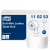 Tualetinis popierius Tork PREMIUM MINI JUMBO T2 110253, 2 sluoksniai, 9,7 cm x 170 m, baltas, 12 vnt.