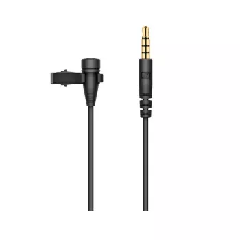 Lavininis mikrofonas Sennheiser XS LAV MOBILE, segtukinis, kondensatorinis, įvairiakryptis, 2 m kabelis, 3,5 mm, 50–18000 Hz, 19 g, juodas