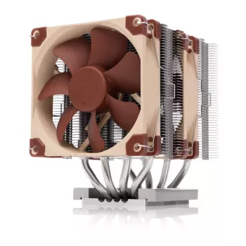 Aušintuvas Noctua NH-D9 TR5-SP6 4U — 92 mm dviejų ventiliatorių procesoriaus aušintuvas sTR5, aliuminio briaunos, varinis pagrindas, 2500 RPM