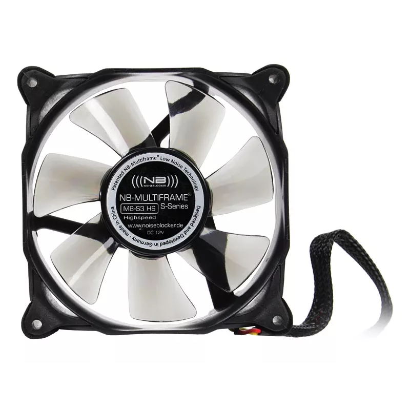 Noiseblocker Multiframe S-Series M8-3 HS 80 mm korpuso ventiliatorius
