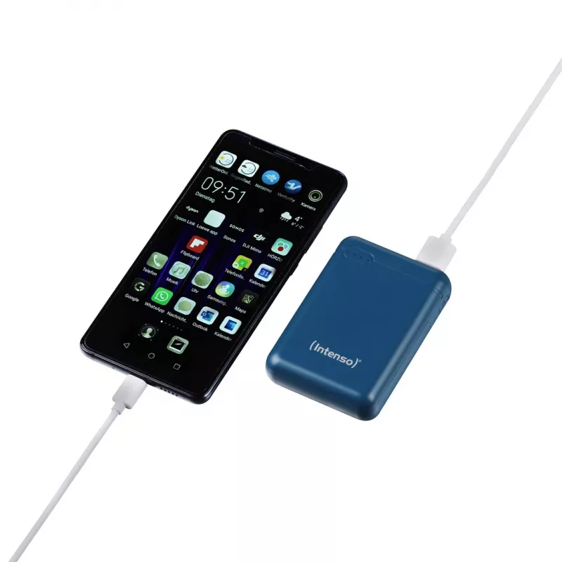 Intenso XS10000 LiPo 10000 mAh spalva Petrol