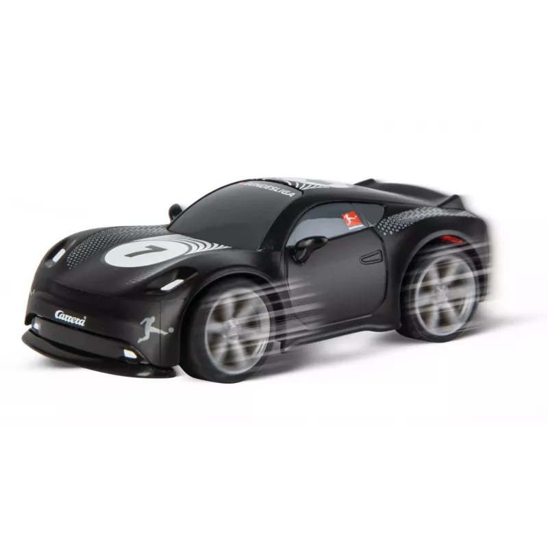 Radijo bangomis valdomas automobilis Bundesliga Mini RC 1:43 juodas
