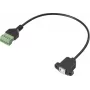 Renkforce USB 2.0 adapterio laidas [1x 2.0 B lizdas - 1x gnybtinis jungimas] RF-6443972 30 cm