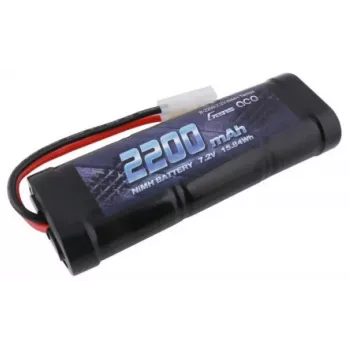 Gens ace B-2200-7.2V-NIMH-TAMIYA akumuliatorius 2200mAh 7.2V Ni-MH su Tamiya jungtimi